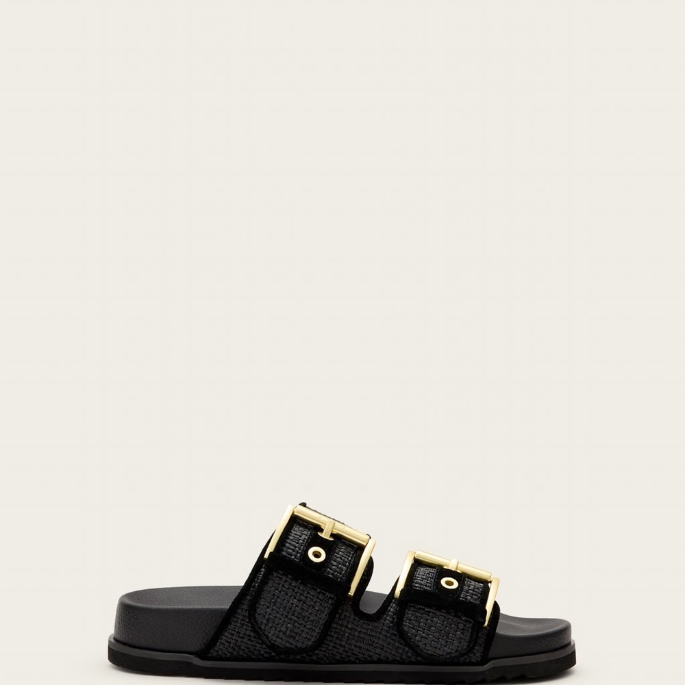 All Saints Sian Raffia Sandal - Picture 2 of 8